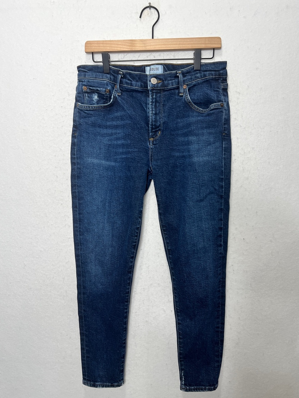 AGOLDE Sophie Skinny Jeans Dark Wash High Rise Size 29 Style A018-1256 Comfy